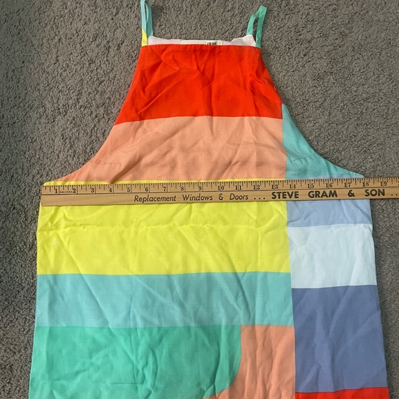 Mara Hoffman Color Block Midi Shift Dress - Picture 3 of 6